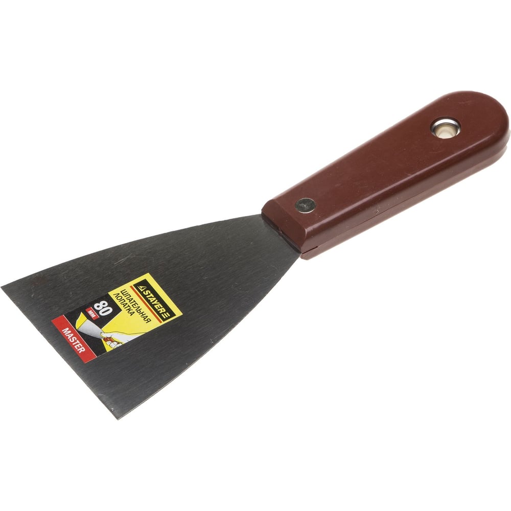 Шпатель с пластмассовой ручкой, 80мм STAYER 1003-080 - выгодная цена ...