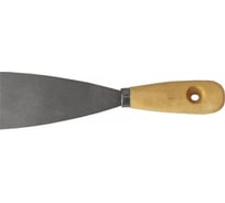 Шпатель с деревянной ручкой 40мм FIT DIY 06040
