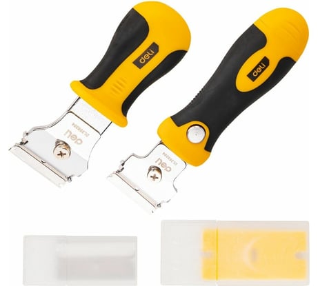 Строительные универсальные шпатели скребок DELI 2 шт DL359204 10 лезвий в комплекте 104528