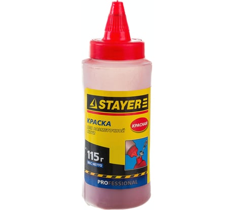 Красная краска для разметочной нити 115 г STAYER 2-06401-2_z01