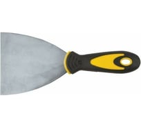 Шпатель FIT нержавеющая сталь, прорезиненная ручка, 5", 125 мм 06697