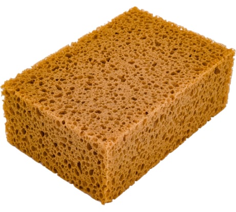 Строительная губка BEOROL для очистки плитки от затирки 160x110 мм жесткая 245744