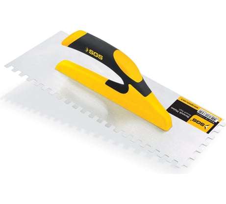 Стальная гребенка SGS 300мм зуб 10x10 открытая рукоятка 3607SGS