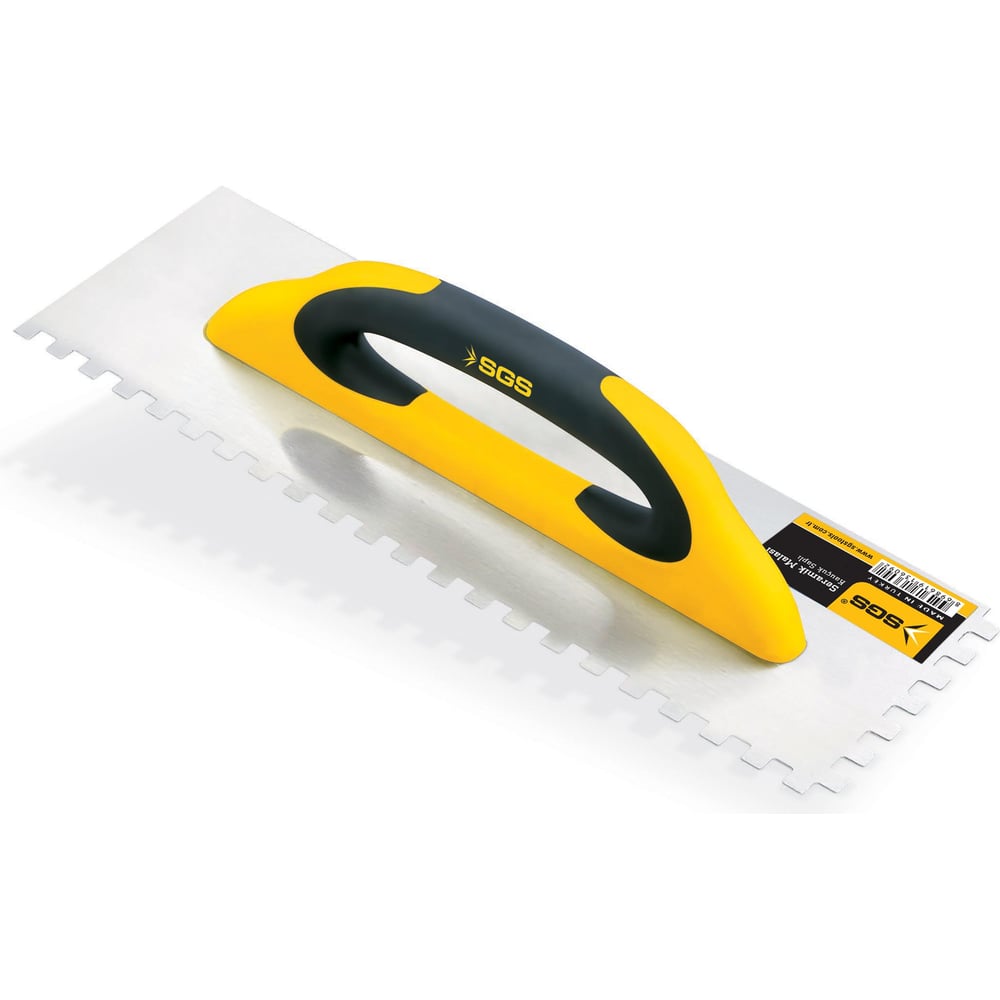 Стальная гребенка SGS 400мм зуб 10x10 закрытая рукоятка 3611SGS ...