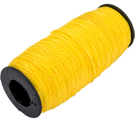Разметочный шнур 888 на катушке, 100 м, желтый 9010901