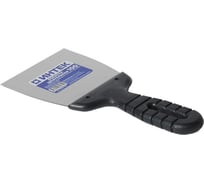 Шпатель ИНТЕК 100 мм, с пластиковой ручкой, нержавеющая сталь 8962