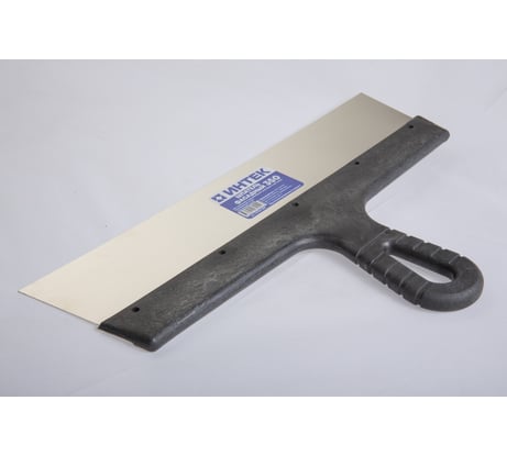 Фасадный шпатель ИНТЕК 350 мм, с пластиковой ручкой, нержавеющая сталь 8967