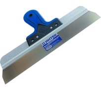 Фасадный шпатель ИНТЕК ПРОФИ 350 мм, из нержавеющей стали, с двухкомпонентной ручкой 20718