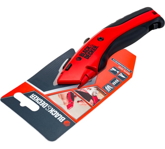 Нож с быстрой заменой лезвия BLACK&DECKER BDHT0-10197