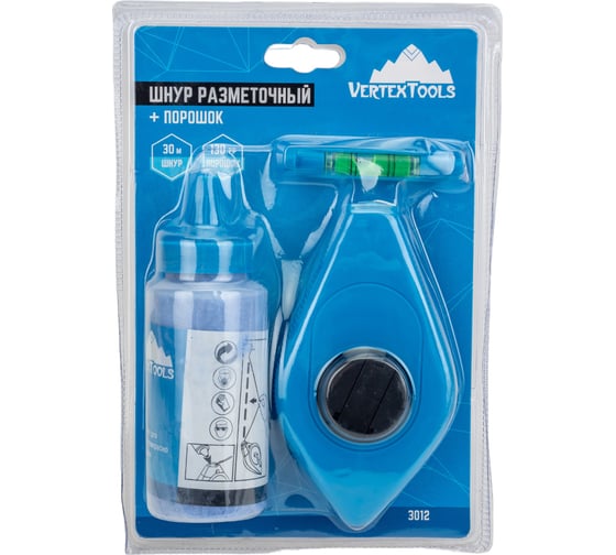 Разметочный шнур + порошок vertextools 3012
