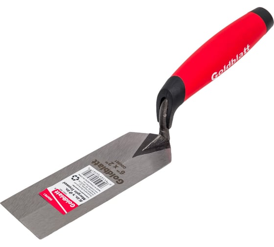 Мастерок Goldblatt 152x51 мм, рукоятка Soft-Grip G06981 1