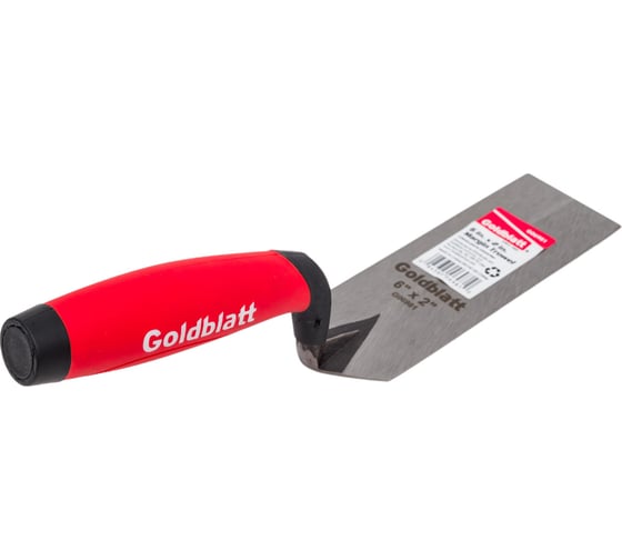 Мастерок Goldblatt 152x51 мм, рукоятка Soft-Grip G06981