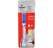 Маркер краска для плиточных швов Flysea Grout Marker 2-4 мм, 3 запасных наконечника, синий FS-53BLUE 25301175
