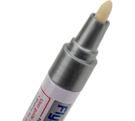 Маркер-краска по металлу Flysea Paint Marker FS-110 с наконечником 2-4 мм, серебряный FS-110-silver