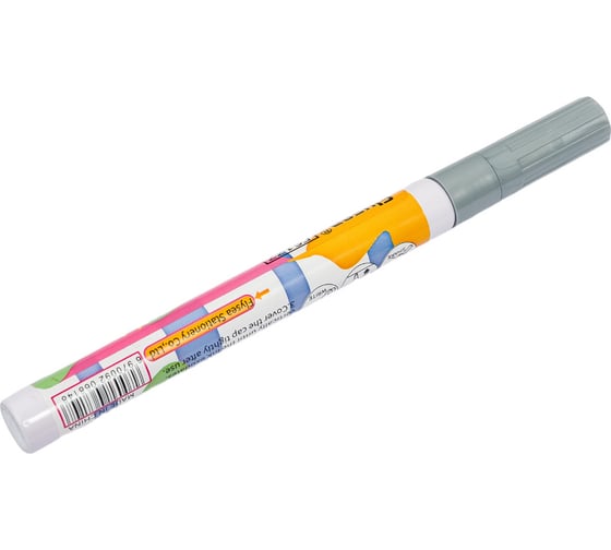 Маркер-краска по металлу с тонким наконечником Flysea Paint Marker FS-177, 0.7 мм, серебряный FS-177-silver