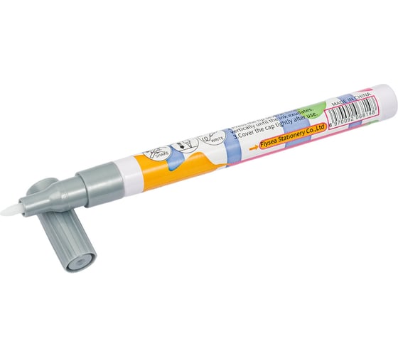 Маркер-краска по металлу с тонким наконечником Flysea Paint Marker FS-177, 0.7 мм, серебряный FS-177-silver