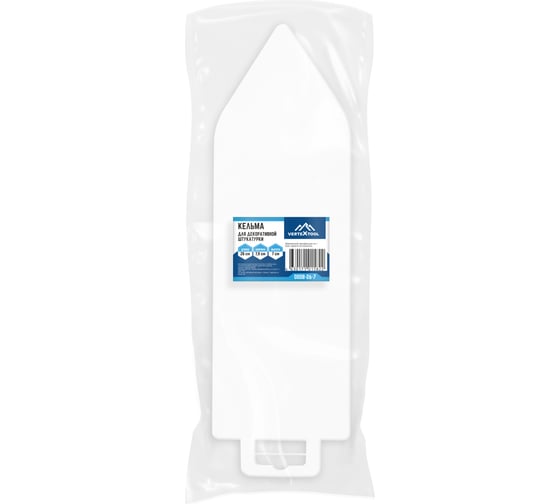Кельма для декоративной штукатурки vertextools 26x7,9x7 0008-26-7