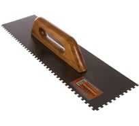 Нержавеющая гладилка SANTOOL 130 мм х 480 мм зуб 6х6 020105-480-006