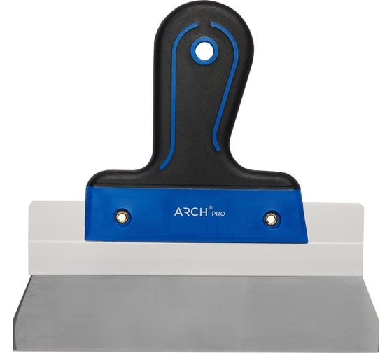Шпатель ARCH PRO GOLD из нержавеющей стали, с обрезиненной рукояткой, 250 мм 572250