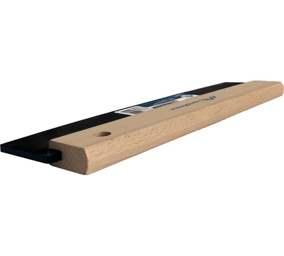 Резиновый шпатель vertextools 300 мм, с деревянной ручкой 1606-300