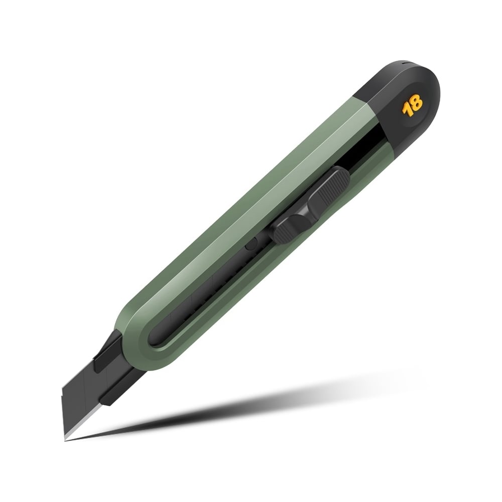 нож DELI home series green ht4018l сегментированное черное .