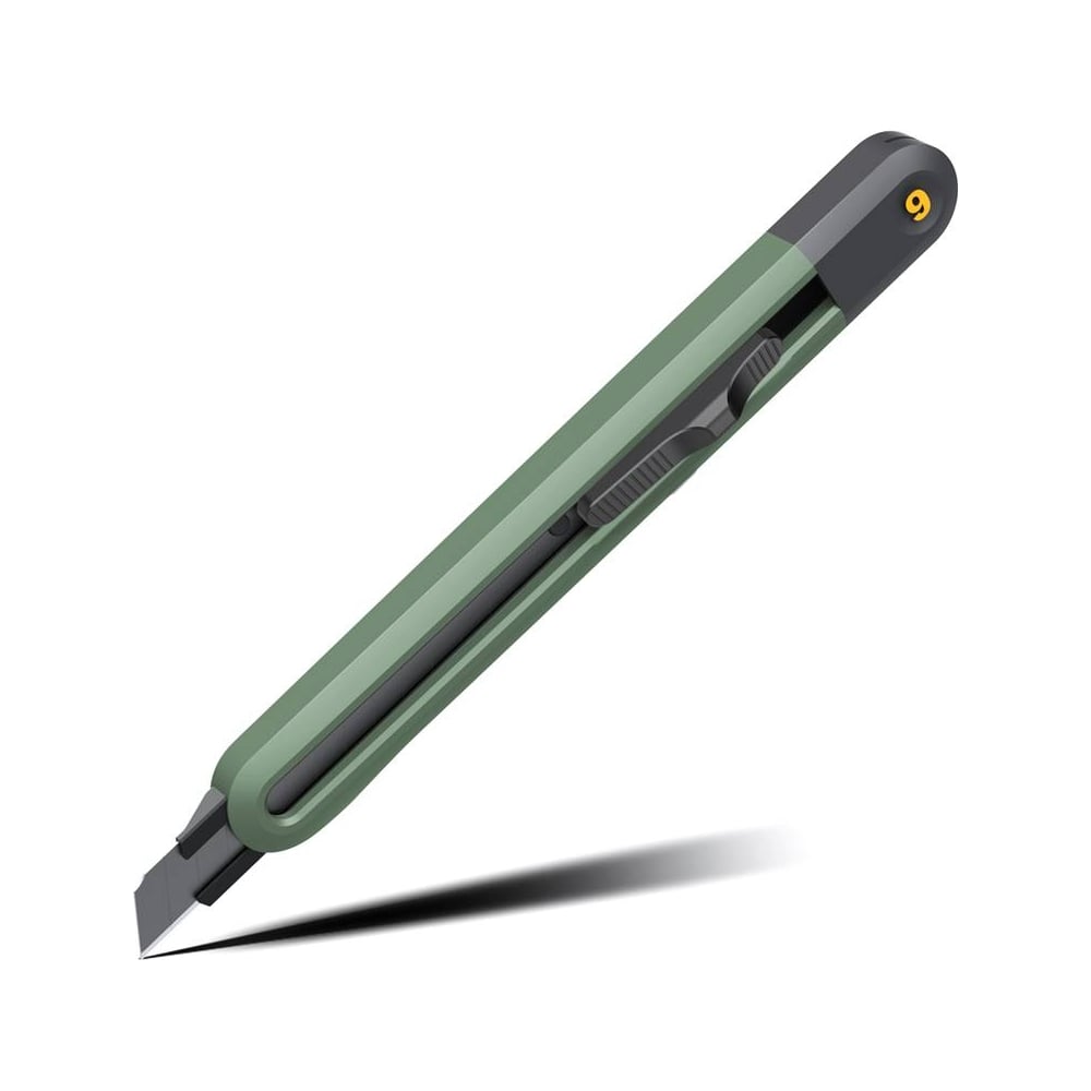  нож DELI home series green ht4009l сегментированное черное .