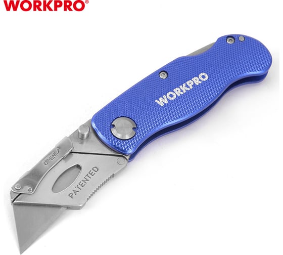 Алюминиевый складной нож общего назначения WORKPRO трапеция W011004