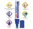 Лаковый маркер-краска BRAUBERG PRO PLUS paint marker 8 мм, синий, нитро-основа, алюминиевый корпус 151457 3