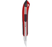 Нож канцелярский Berlingo 9мм "Razzor 300", auto-lock, металлическая направляющая, мягкие вставки, ассорти, европодвес, 1 шт. BM4131