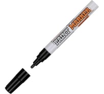 Маркер-краска Munhwa industrial черный, 2-4 мм, нитро-основа для промышленного применения, 6 шт. Munhwa IPM-01/1PE