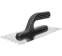 Гладилка TOPEX 280 х 130 мм, зуб 10х10 мм, нерж. сталь, пласт. ручка 13A290