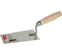 Кельма Toolberg 1400712 "трапеция", нержавеющая сталь, деревянная рукоятка, 160 мм ЛА-00000370