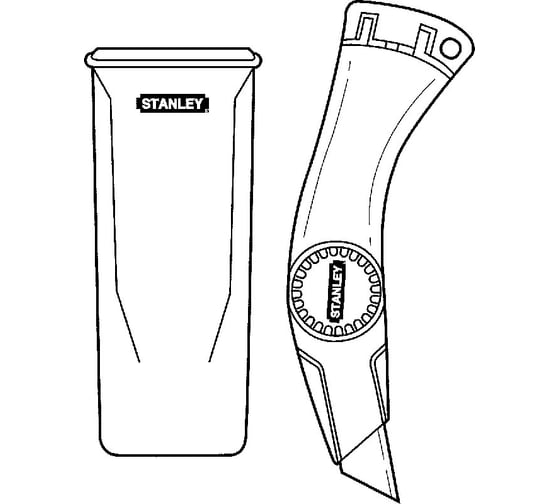 Нож с фиксированным лезвием Stanley TITAN FB 175 мм 2-10-550