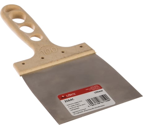 Универсальный шпатель из нержавеющей стали CORTE 100 мм ручка из стекловолокна 2664C