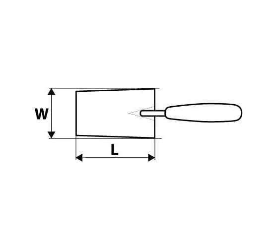 Кельма TOPEX 200x140 мм 13A119
