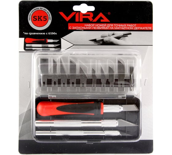 Набор ножей для точных работ VIRA 831107
