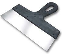 Фасадный шпатель BOHRER 250 мм нержавеющая сталь, 0,45 мм, пластиковая ручка, ШП-250351