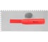 Стальная гладилка 280х130мм, зеркальная полировка, пластмас. ручка, 6х6мм MATRIX 86775 3
