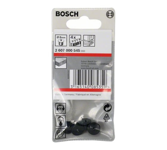 Дюбельные вставки (8 мм; 4 шт.) Bosch 2607000545