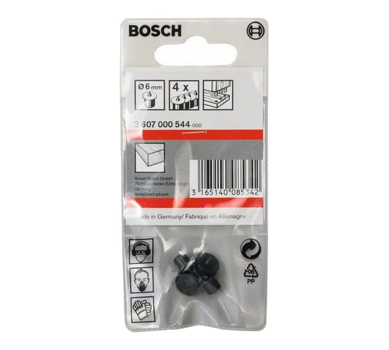 Дюбельные вставки (6 мм; 4 шт.) Bosch 2.607.000.544