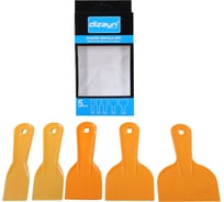 Набор пластиковых шпателей DIZAYNTOOLS 4-5-6-8-10 см, 5 шт. 508