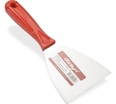 Шпатель скребок для очищения поверхности DIZAYNTOOLS 70 мм, пластиковая ручка 124