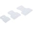 Набор шпателей СИБРТЕХ 40-60-80 мм, белая резина, 3 шт. 85803 3