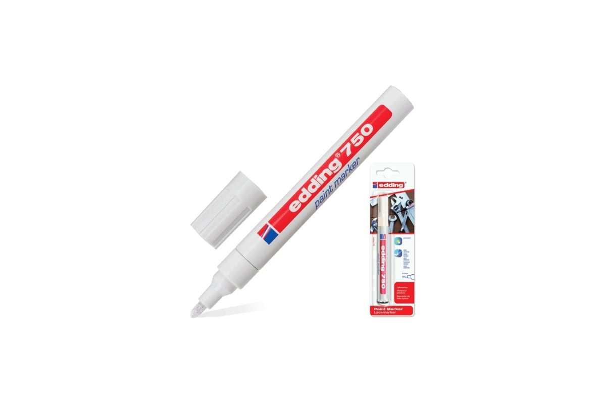 Белый маркер. Edding 750 Paint Marker. Маркер Edding 750 белый. Маркер Edding e-750-049 белый. Маркер e-750 белый (2-4мм) Edding.