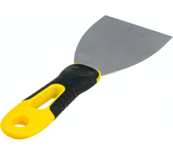 Шпатель с профилированным нержавеющим полотном и 2к ручкой 80мм STAYER PROFESSIONAL 10045-08