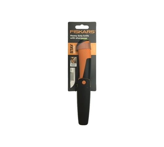 Универсальный нож с точилкой Fiskars 1023618