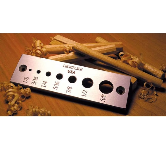 Пробочник Lie-Nielsen Dowel Plate LN DP-M М00006515