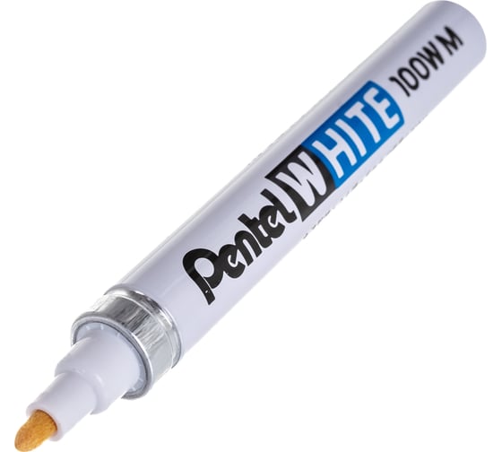 Перманентный маркер Pentel White 3.9мм, белый X100W-M