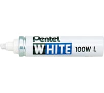 Перманентный маркер Pentel White 5.5/6.5 мм, белый X100W-L