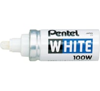 Перманентный маркер Pentel White 6.5мм, белый X100W